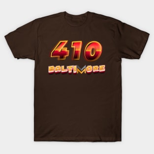 410 BALTIMORE FIRE COLOR DESIGN T-Shirt